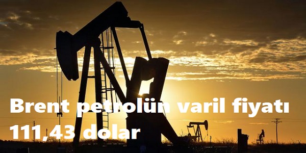 Brent petrolün varili 111,43 dolar