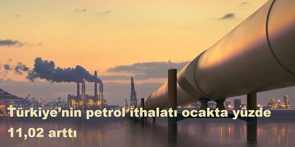 Trkiyenin petrol ithalat ocakta yzde 11,02 artt