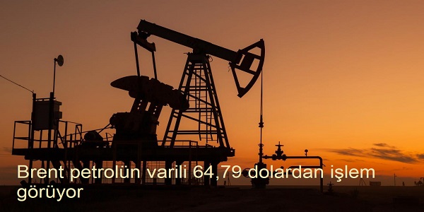 Brent petroln varili 64,79 dolardan ilem gryor