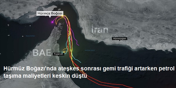 Hrmz Boaz΄nda atekes sonras gemi trafii artarken petrol tama maliyetler