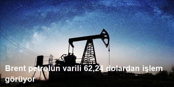 Brent petroln varili 62,24 dolardan ilem gryor