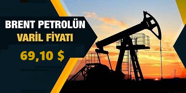 Brent petrol�n varili 69,10 dolardan i�lem g�r�yor