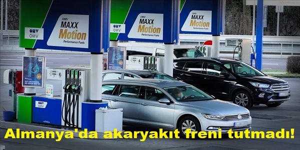 Almanya΄da akaryak�t freni tutmad�! 