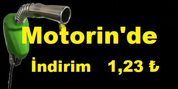 Motorin�de �ndirim