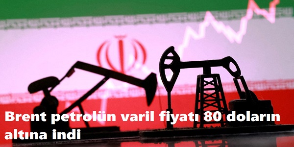 Brent petrol�n varil fiyat� 80 dolar�n alt�na indi