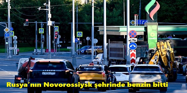 Rusya�n�n Novorossiysk �ehrinde benzin bitti