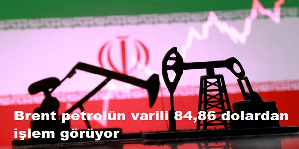 Brent petrol�n varili 84,86 dolardan i�lem g�r�yor