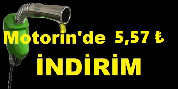 Motorin’de Büyük İndirim