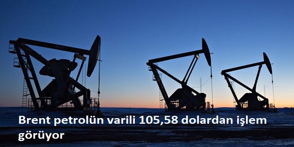 Brent petrol�n varili 105,58 dolardan i�lem g�r�yor